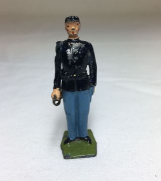 Vintage Britains Civil War Lead Toy Soldier Union Bugler
