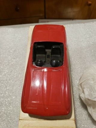 Vintage 1964 Chevy Corvette Sting Ray Convertible Red Dealer Promo Car