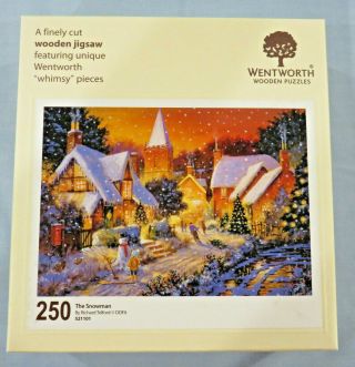 Wentworth 250 Piece Wooden Jigsaw Puzzle The Snowman Telford Complete