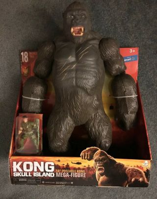 Kong Return To Skull Island 18 " Poseable Kong Mega Figure King Kong