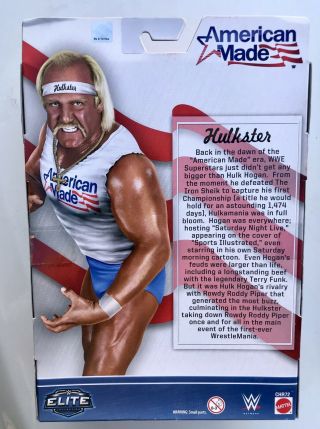 Mattel WWE Elite Ringside Exclusive Hulk Hogan American Made RSC WWF Blue White 3