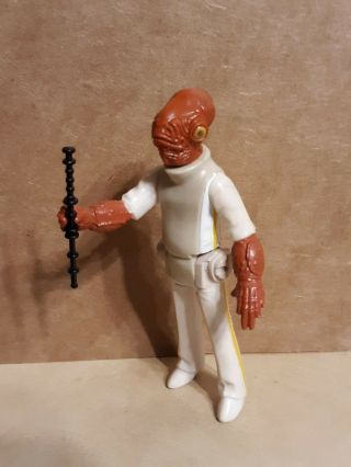 Vintage Star Wars Kenner Figure Admiral Ackbar Rotj 1982 Return Of The Jedi