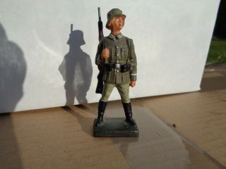 Lineol Preiser,  Ww2 German Infantry On Guard,  70mm Soldier Plastic,  Ww