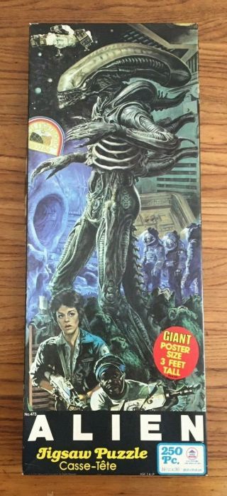 Hg Toys Puzzle Alien No.  473 With Box 1979 Complete