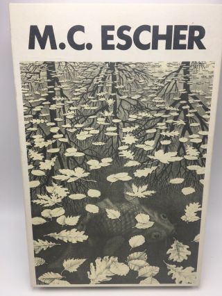 M.  C.  Escher Puzzle 1000 Pc Three Worlds Holland Selegiochi Black White Complete