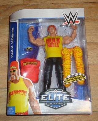 2014 Wwe Wwf Mattel Hulkster Hulk Hogan Elite Wrestling Figure Mip Series 34 Nwo