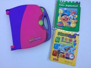 Fisher Price Power Touch Learning System By Includes 2 Books & Batteries