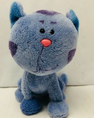 Periwinkle Ty Plush Cat Stuffed Animal Blues Clues 2005 Beanie Character Toys