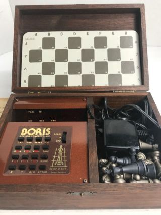 Boris 1978 Applied Concepts Electronic Chess Computer Set