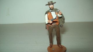 Painted Metal Casting Of " The Man With No Name ",  A Fistful Of Dollars,  Clint ?