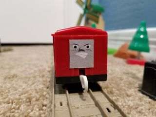 TOMY Trackmaster Thomas & Friends Custom Troublesome Box Car Red 3
