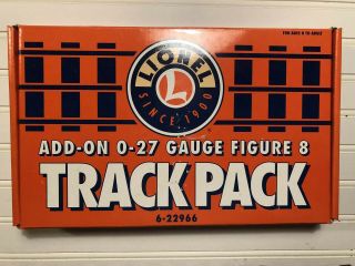 Lionel 6 - 22966 O27 Add - On Figure - 8 Track Pack
