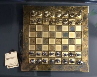 32 Pc Chess Set From The Greek Mythology Gift Chessmen C Manopoulos