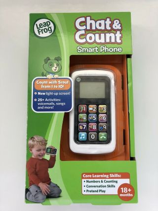 Leap Frog Chat & Count Smart Phone Educational Toy W/box & Instructions