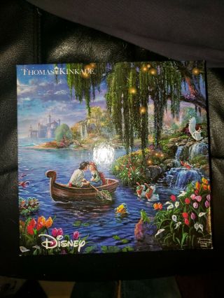 Thomas Kinkade Disney The Little Mermaid Ariel 750 Piece Puzzle Kiss The Girl.
