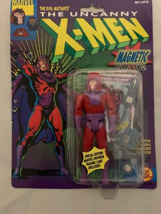 Toybiz Marvel The Uncanny X - Men Magneto Action Figure 1991 Nib From 1991