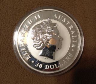 2014 1 kg Kilo Silver Australia Australian KookaAustralian Kookaburra $30 BU 2