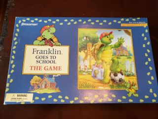 Franklin Goes To School The Board Game Learning Made Fun 1999 Complete Usa