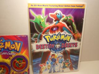 1999 Pokemon Battling Coin Game Golem Ponytd Moltres Coins Vintage 2 coin DVD 3
