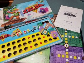 ❤️ 1988 Nintendo The Legend Of Zelda Board Game Milton Bradley 99 Complete