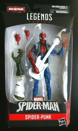 Marvel Legends Spider - Punk Action Figure (rare And Vhtf)