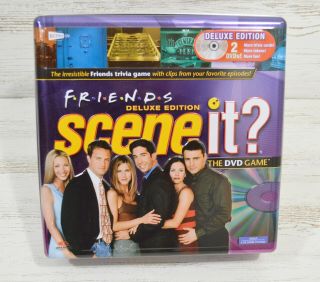 Scene It Friends Deluxe Edition Trivia Dvd Game In Collectors Tin
