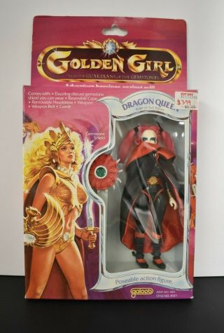 Golden Girl Guardians Of The Gemstones Dragon Queen Figure Galoob 1984