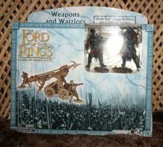 The Lord Of The Rings Armies Of Middle Earth Nib Weapons And Warriors Figures