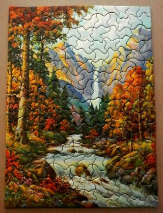 Tuco Picture Puzzle Autumn In The Mountains Complete Signed W M Thompson