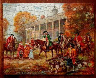 Tuco Picture Puzzle Start Of The Hunt Complete Horses Dogs Hunters More