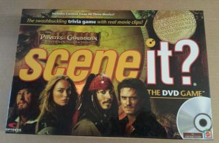 Pirates Of The Caribbean Scene It? Dvd Trivia Game Disney Cards