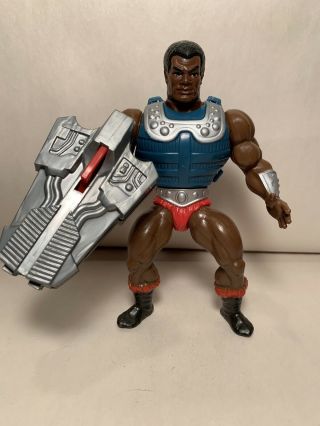 Vintage Masters Of The Universe Clamp Champ Motu He - Man.  Tight Legs.  Near