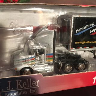 JJ kELLER 1/64 SEMI TRUCK & tandem trailer With suspension 2