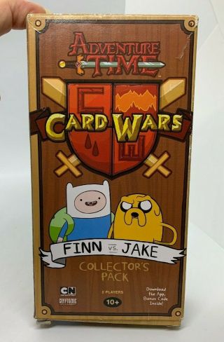 Adventure Time Card Wars Finn Vs Jake - Card Game Collectible Cryptozoic