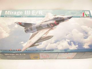 1/32 Italeri Dassault Mirage Iii E/r Fighter Plastic Scale Model Kit W/photoetch