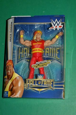 Wwe Wwf Hulk Hogan Elite Hall Of Fame Wrestling Figure Statue Figurine Mattel