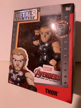 Marvel Avengers Age Of Ultron Thor Metals Die Cast M60 4 " Figure