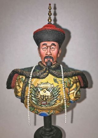 1/9 200mm Chinese Emperor 1 Metal Bust Elite Painted