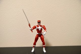 Mighty Morphin Power Rangers Legacy 6 " Red Ranger (metallic)