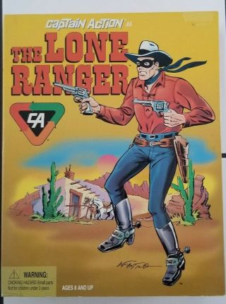 1998 Captain Action - The Lone Ranger By Playing Mantis - Mib
