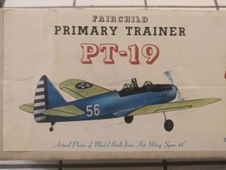 Vintage Sterling Models - Fairchild Primary Trainer PT - 19 Model Kit - NOS 2