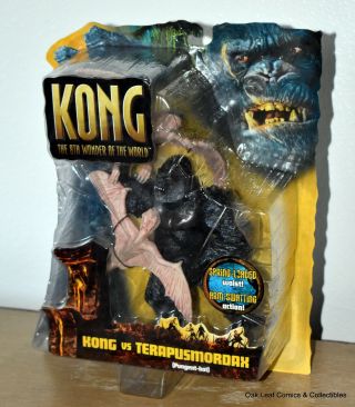 King Kong 2005 Action Figure Vs Terapusmordax 8th Wonder Of World Playmates Nrfb