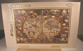 Clementoni Magna Carta Old World Map 6000 Piece Puzzle