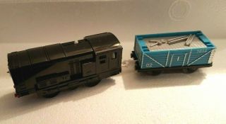 Diesel With Coal Car Motorized Engine Thomas Tank Engine Train Tomy Trackmaster