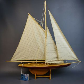 Authentic Models Wooden Sail Boat Model 