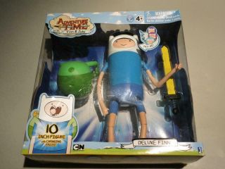 Adventure Time With Finn & Jake - Finn Deluxe 10in Figure Changing Faces Cn