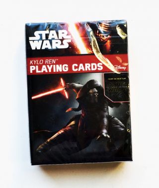 Star Wars Playing Cards Kylo Ren Force Awakens Cartamundi Card Deck -