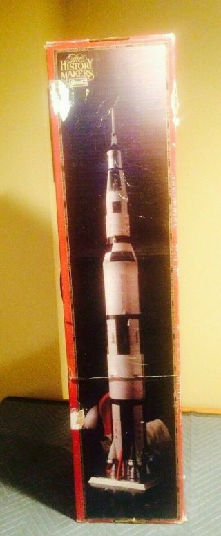 Revell History Maker 1:96 Apollo Saturn V Moon Rocket Plastic Model Kit