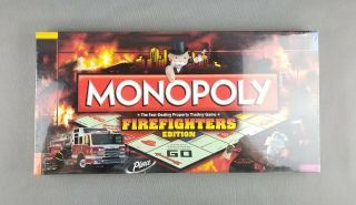 Monopoly Firefighters Edition Board Game By Hasbro First Edition (2009) -