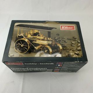 Wilesco D406 Brass Live Steam Traction Engine Box Vintage Read Descript